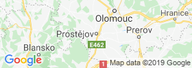 Prostejov map